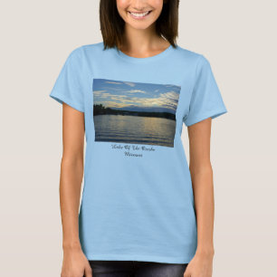 T-Shirt Sur Le Lac Des Ozarks, Couché De Soleil Bl