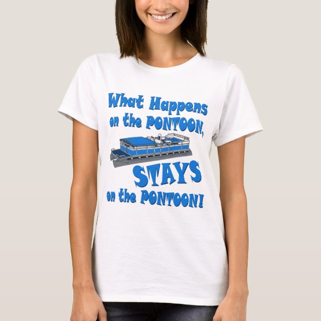 T-shirt Sur le ponton (Devant)
