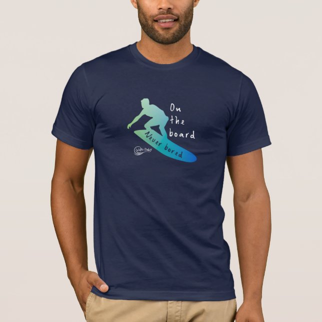 T-shirt Sur le Surf de bord (Devant)