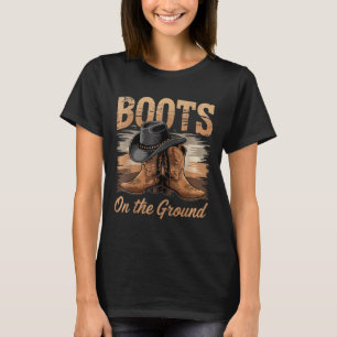 T-shirt Sur le terrain Cowgirl Line Dance Femmes