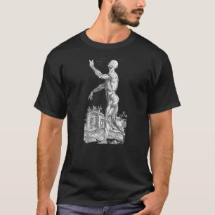 T-shirt Sur Le Tissu Du Corps Humain Andreas Vesalius
