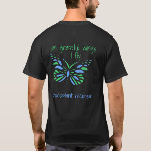 T-shirt Sur les ailes gracieuses je vole - Transplant sur 