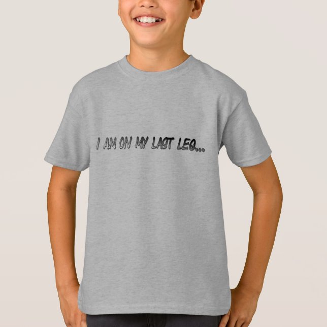 T-shirt Sur ma dernière étape. (Devant)