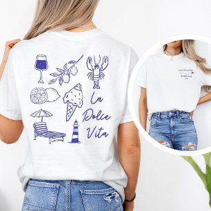T-shirt Sur mesure Andiamo a Roma Italie Vacances en famil