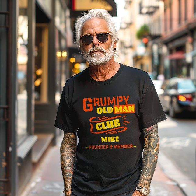 T-shirt sur mesure - Grumpy Old Man Club (Créateur téléchargé)