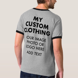 T-SHIRT SUR MESURE POUR HOMME - GRAY