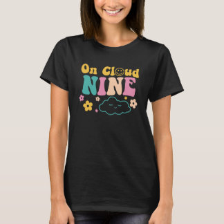 T-shirt Sur Nuage Neuf Ans Joyeux Anniversaire Pour Les En