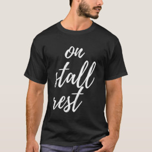 T-shirt Sur Repos en Box Cheval Drôle Équitation Ferme Équ