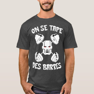 T-shirt Sur Se aped Humour Wod Barbell Poids