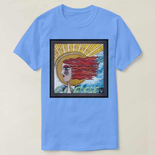 T-shirt Sur Shore Annie Mosaic (Design devant)