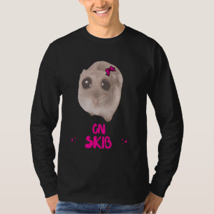 T-shirt Sur Skib Sad Hamster Mème Mèmes Drôle Mèmes Maudit