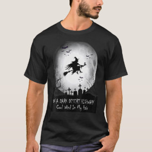 T-shirt Sur Un Cool De La Route Du Désert Sombre Vent Dans