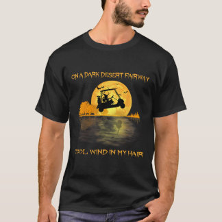 T-shirt Sur un fairway de désert sombre Golf Sorcière Vent