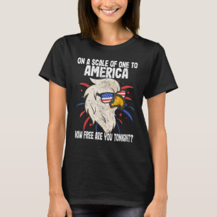 T-shirt Sur Une Échelle À L'Amérique À Quel Point Êtes-Vou