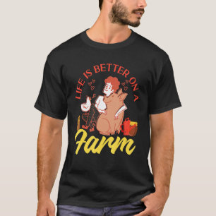 T-shirt Sur Une Ferme