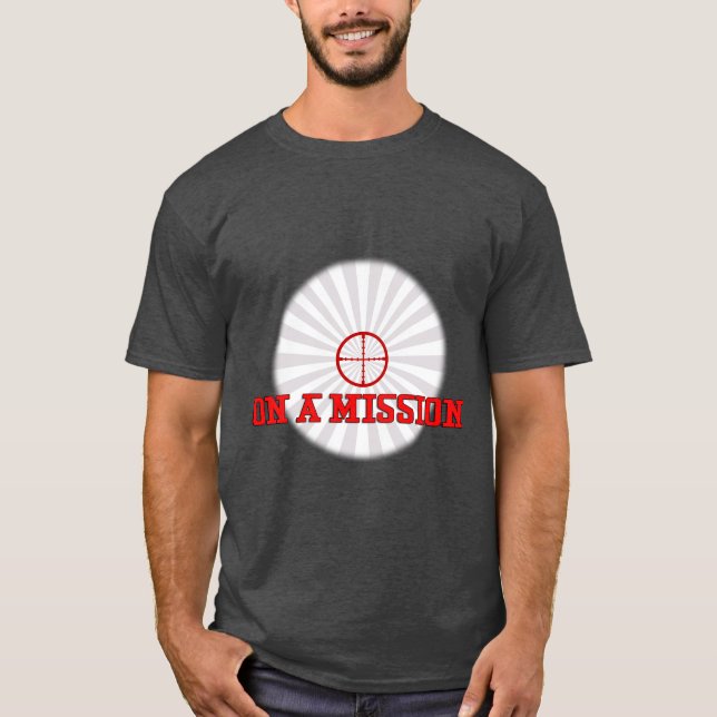 T-shirt SUR UNE MISSION Sniper Scope Art Work (Devant)