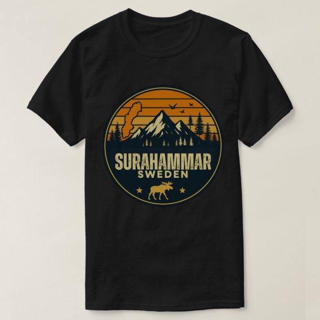 T-shirt Surahammar, Suède Sverige (Design devant)