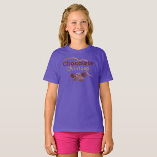 T-shirt surcharge de chocolat