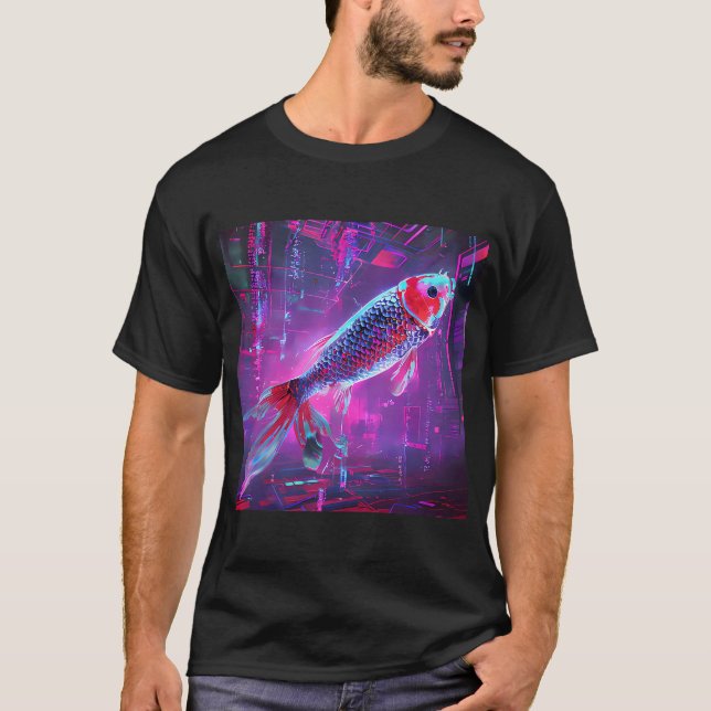 T-shirt Surcharge de courant néon (Devant)