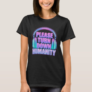 T-shirt Surcharge sensorielle de l'autisme - Baissez le vo