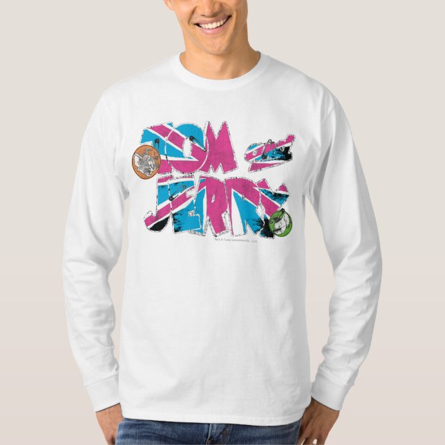 T-shirt Surcharge Tom et Jerry UK (Devant)