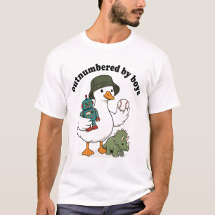 T-shirt Surclassée par les garçons Fête des mères