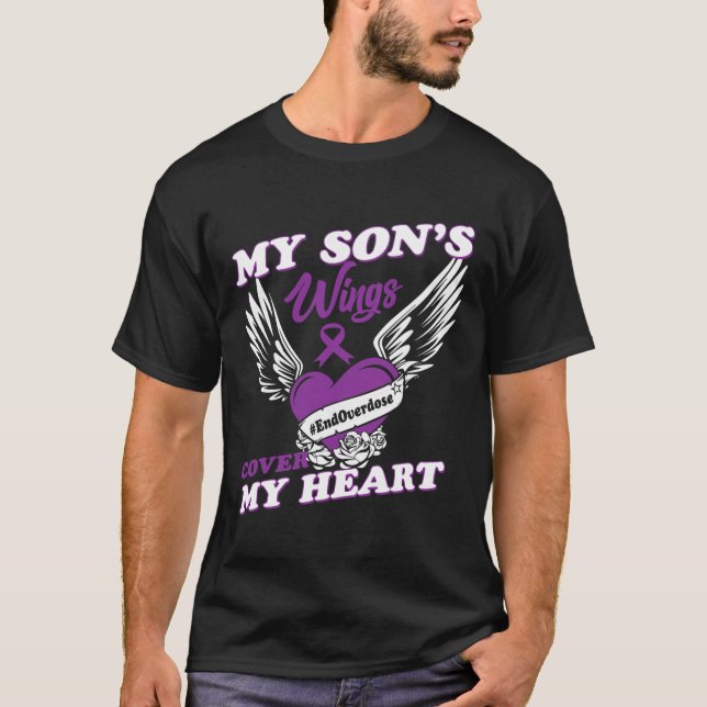 T-shirt Surconsommation de drogues Sensibilisation  (Devant)