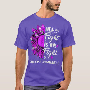 T-shirt Surdose de sensibilisation Son combat est mon comb