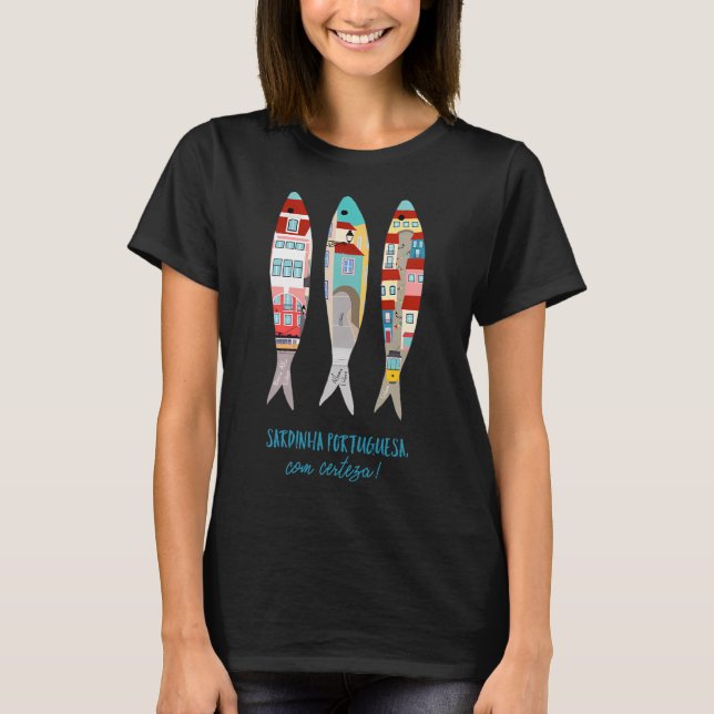 T-shirt Sûrement des sardines portugaises (Devant)