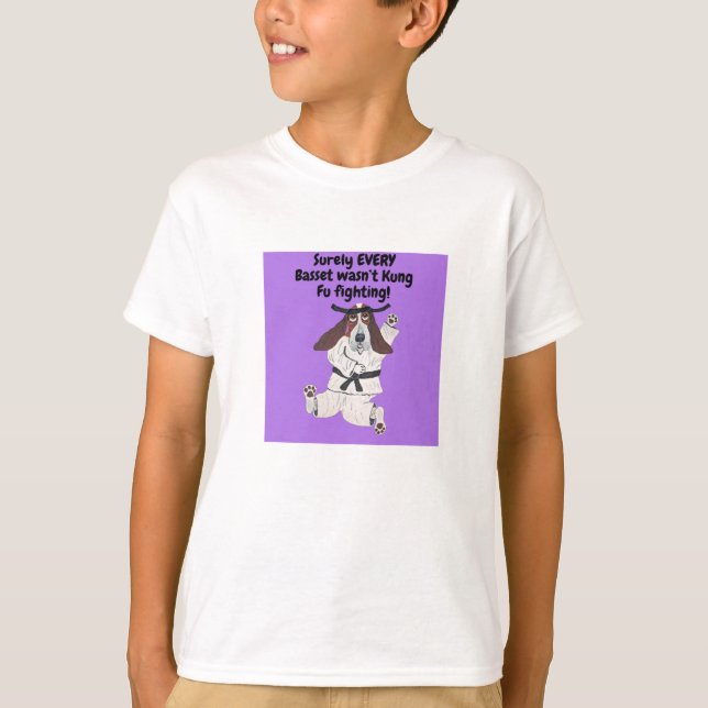 T-shirt Sûrement que TOUS les Bassets ne faisaient pas du  (Devant)