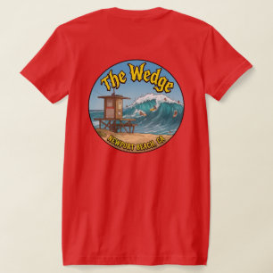 T-shirt Surf à The WEDGE - Newport Beach (Femmes)