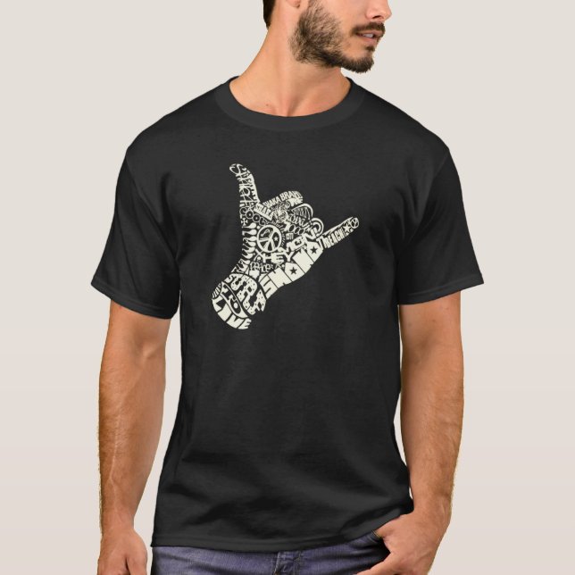 T-shirt Surf à vivre (Devant)