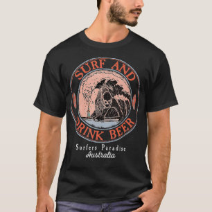 T-shirt Surf Australie I Australie Surfer Rétro I Surfers