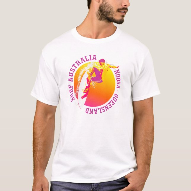 T-shirt Surf Australie (Noosa) (Devant)