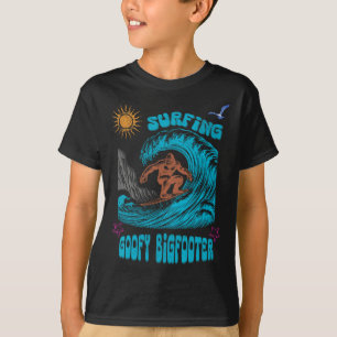 T-shirt Surf Bigfoot Surfeur Vague Pacifique Surf Californ