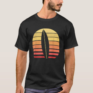 T-shirt Surf Board Retro Tropal été