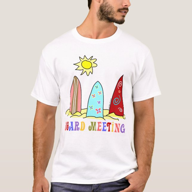 T-shirt surf Board Surfing (Devant)
