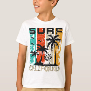 T-shirt Surf California Bliss : Marcher dans les vagues