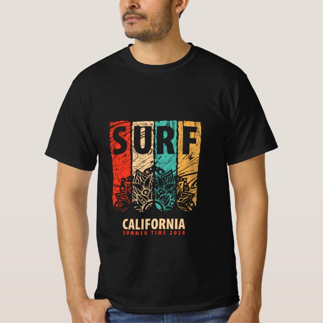 T-shirt surf Californie (Devant)