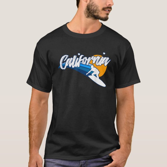 T-shirt Surf californien (Devant)