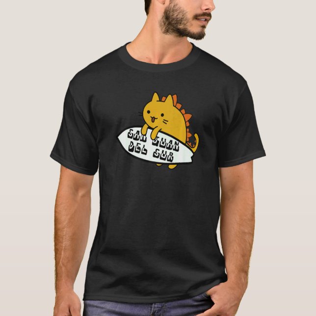 T-shirt Surf catzilla surfeur San Juan De Sur (Devant)