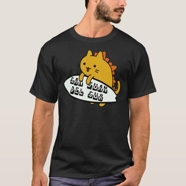 T-shirt Surf catzilla surfeur San Juan De Sur (Devant)