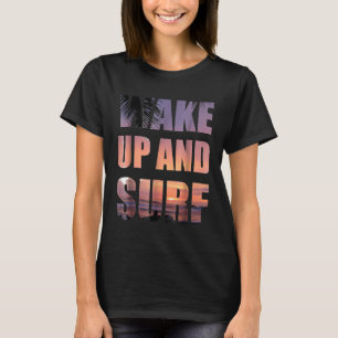 T-shirt Surf Chemise Se Réveiller Et Surf Surf Costa Rica