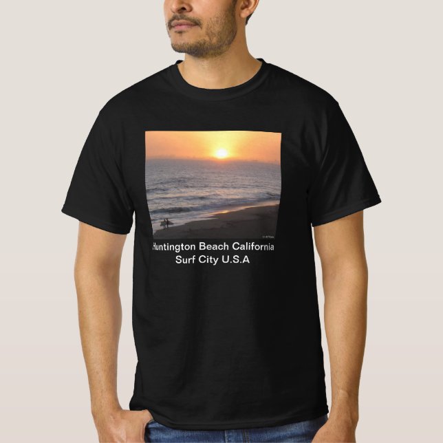 T-Shirt "Surf City" de Huntington Beach (Devant)