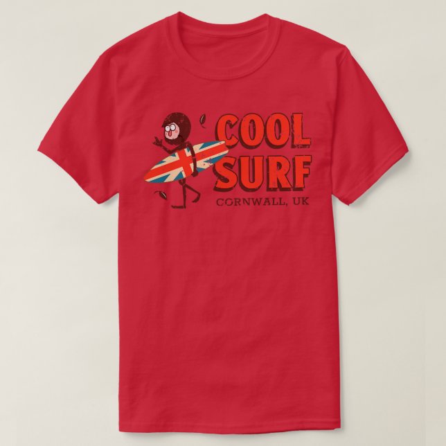 T-shirt Surf Cornwall (Design devant)