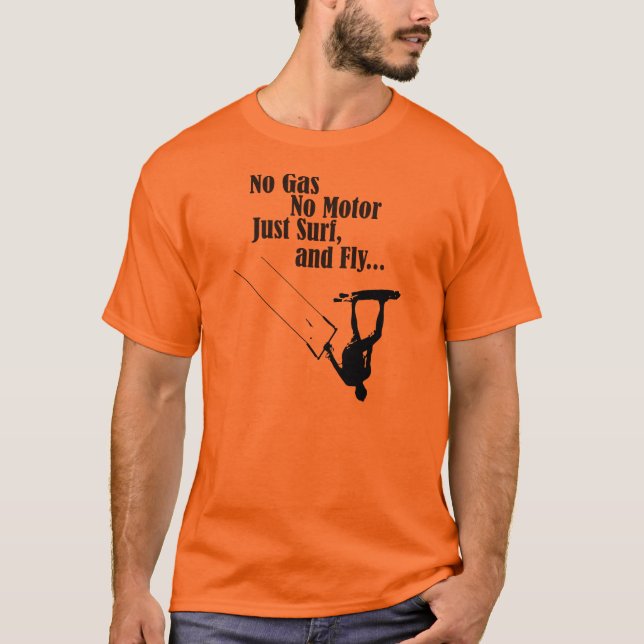 T-shirt Surf de cerf-volant (Devant)