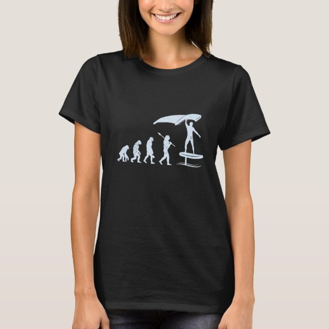 T-shirt Surf de l'aile Évolution des puits (Devant)