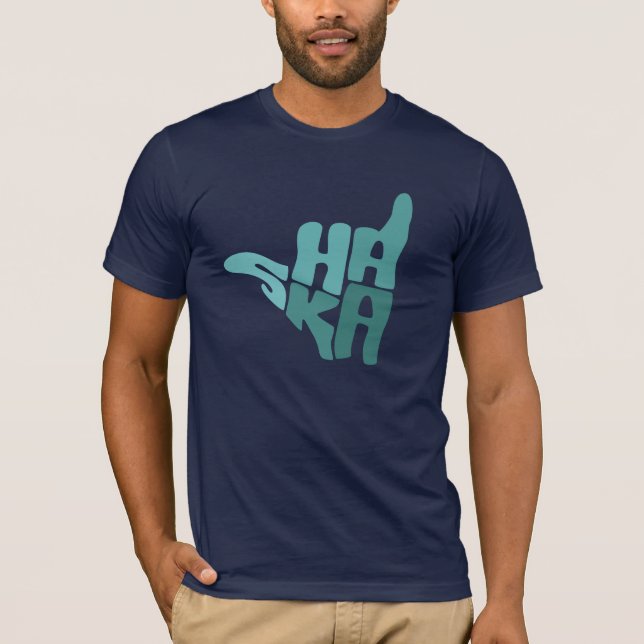 T-shirt Surf de l'enseigne Shaka Hand Hang Loose (Devant)