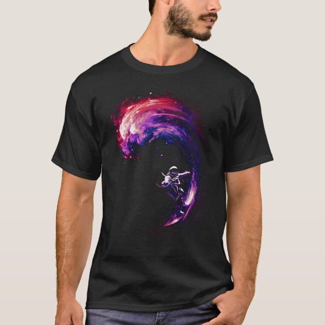 T-shirt Surf de l'espace II (Devant)