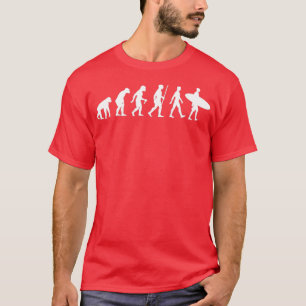 T-shirt Surf de l'évolution humaine Biologie évolutionnair